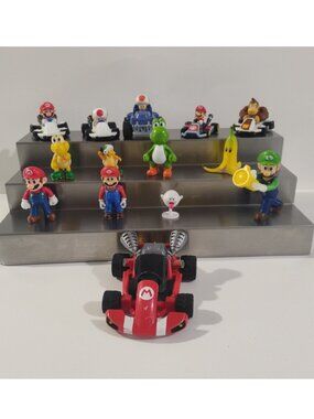 Lot  of  Super  Mario  Bros  World  of  Nintendo  Jakks  Figures  Toys 14 pieces